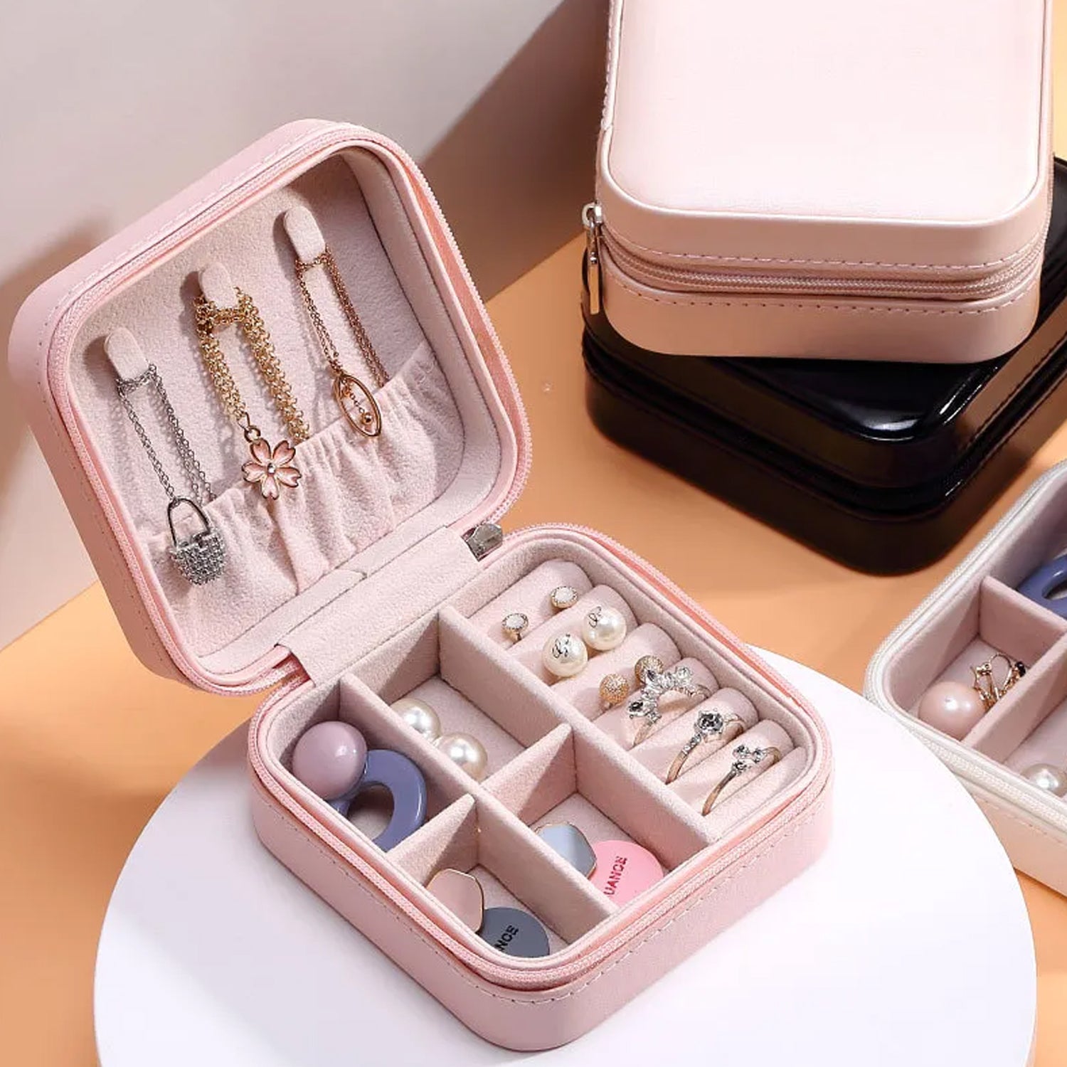 Mini Portable Jewelry Box