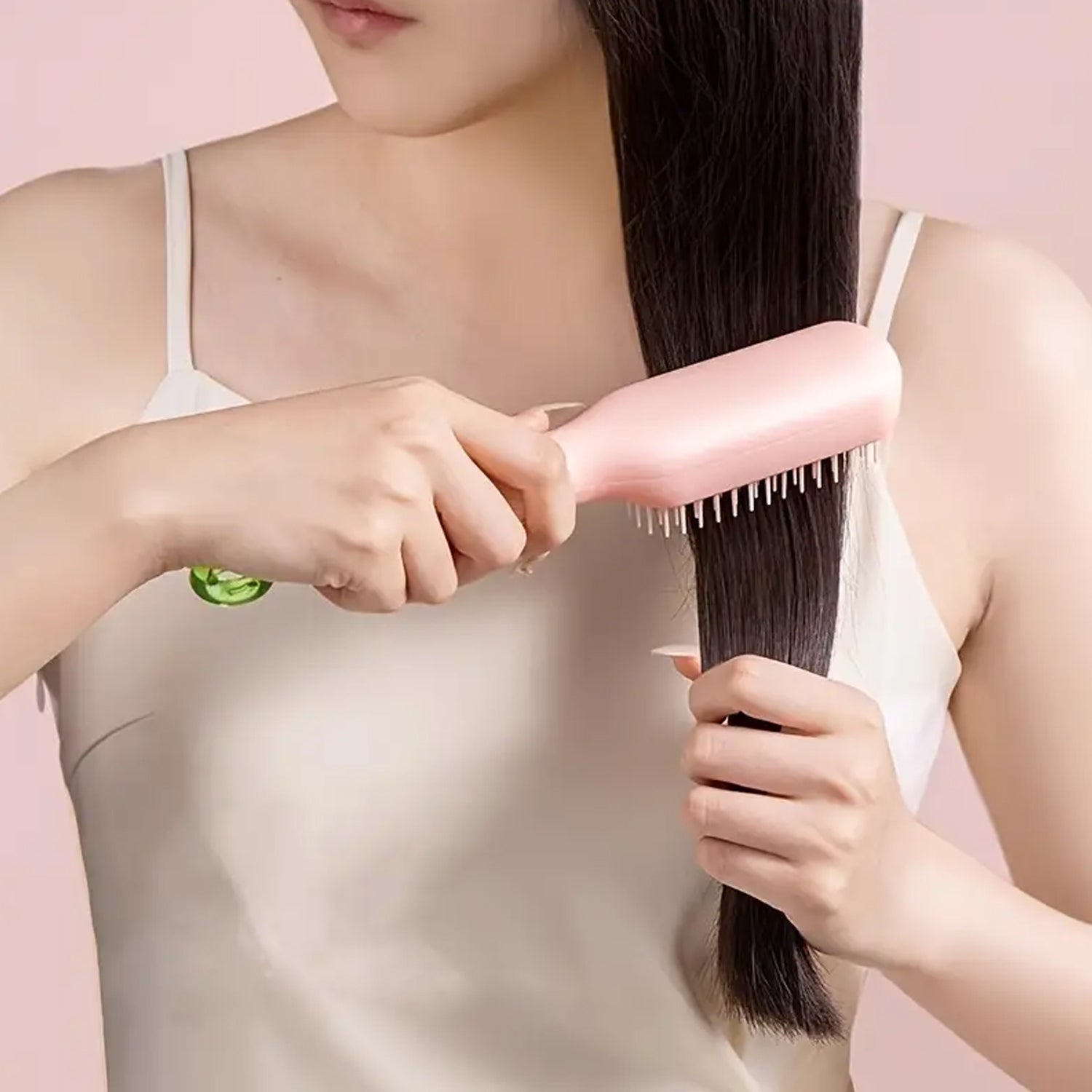 Self-Cleaning Anti-Static Detangling Massage Comb