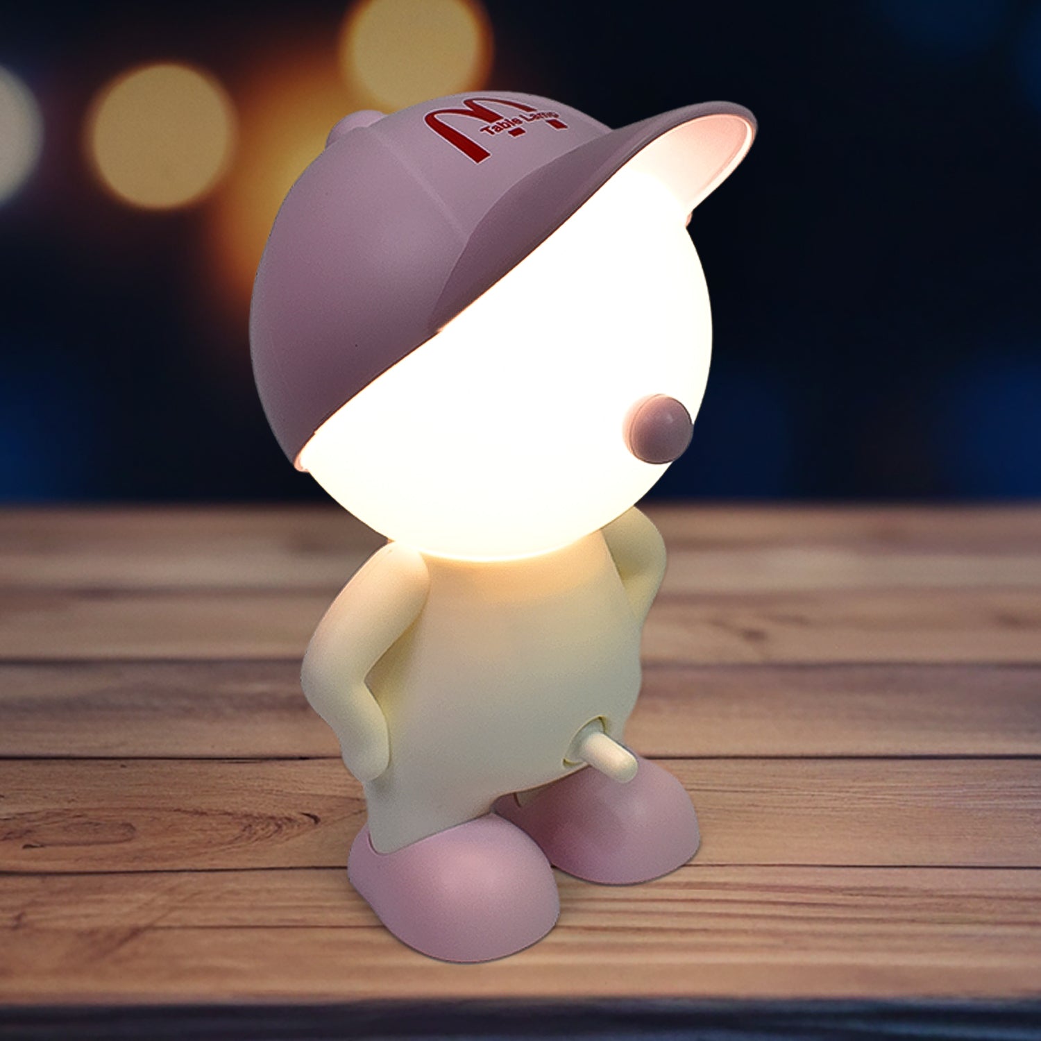 Cute Cartoon LED Desk Light with Plastic Head Cap