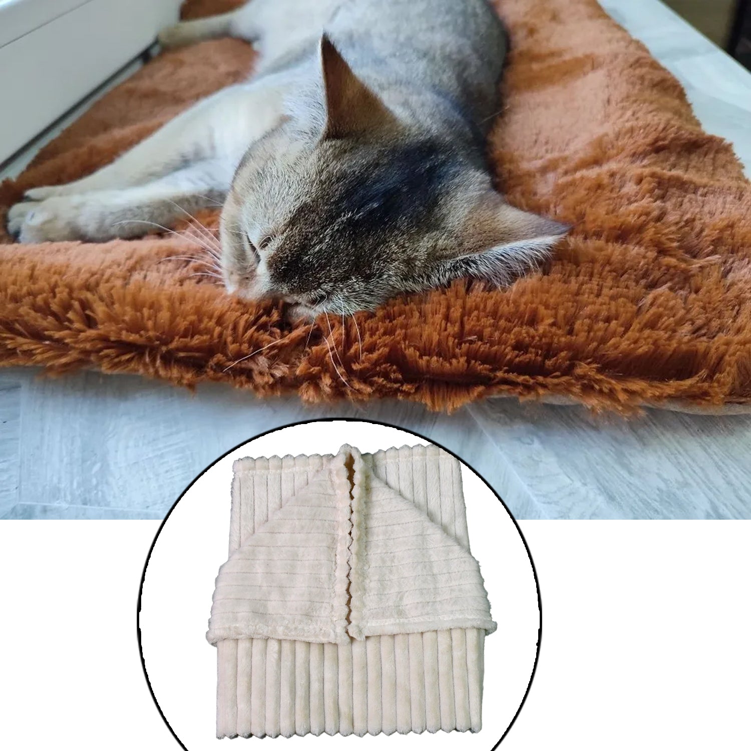 Soft Cozy Pet Blanket & Towel (70x50 cm)