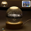 3d Astronomy Night Lamp Crystal Ball Lamps With Base (1 Pc)